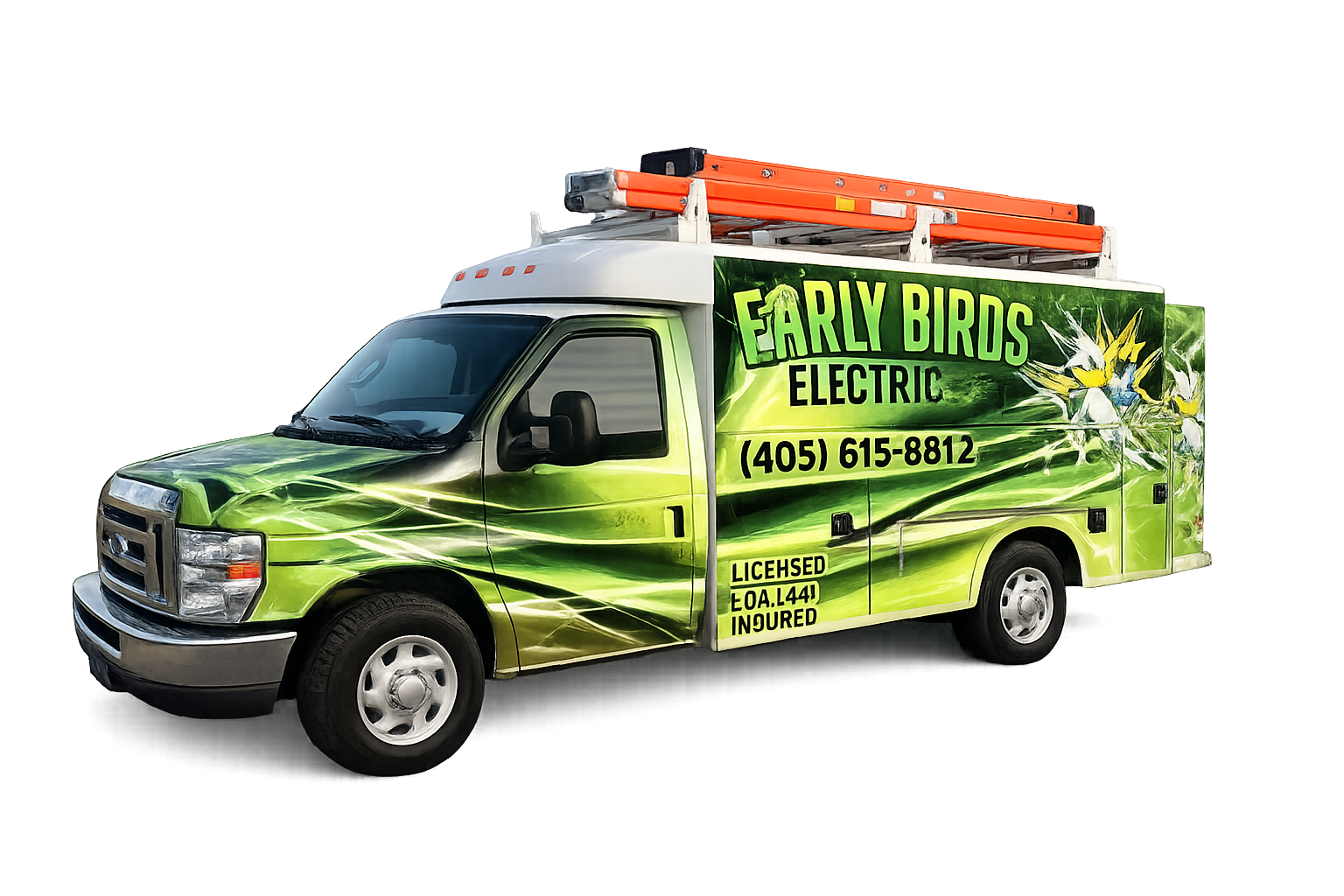 Early Birds Electric service truck